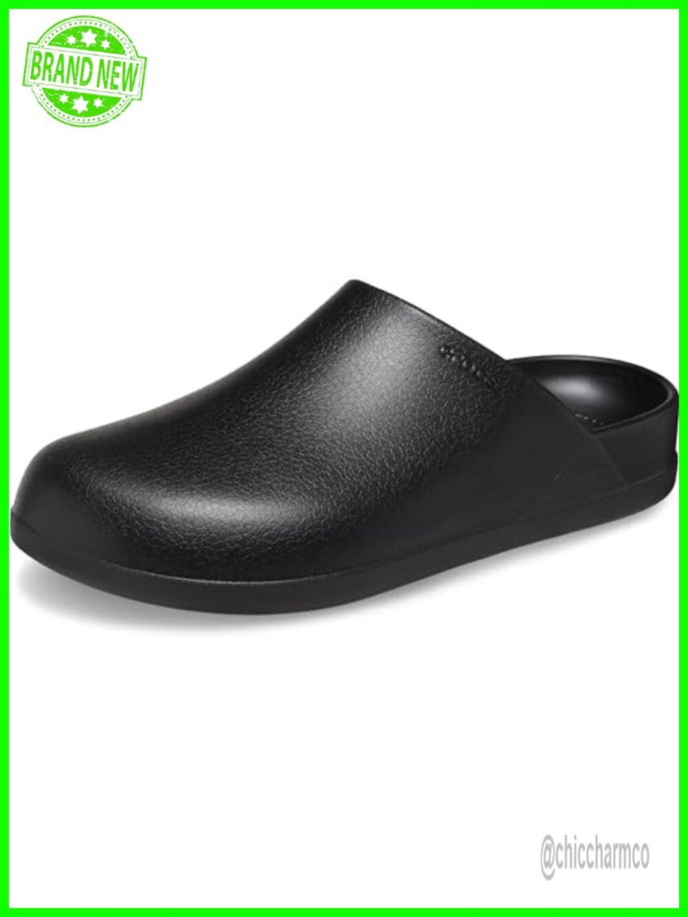 Leather Mule Clogs Waterproof Slip-On Casual Everyday Shoes